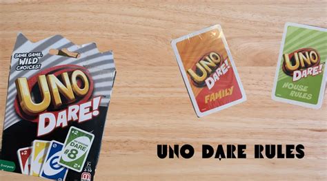 rules for uno dare|How to play UNO Dare 